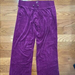 Vintage Y2K Purple Velour Pants